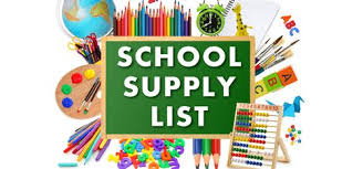 2020-2021 Supply Lists