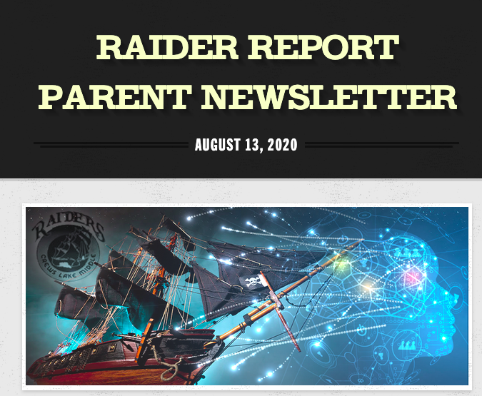 RAIDER REPORT PARENT NEWSLETTER 08/13/2020